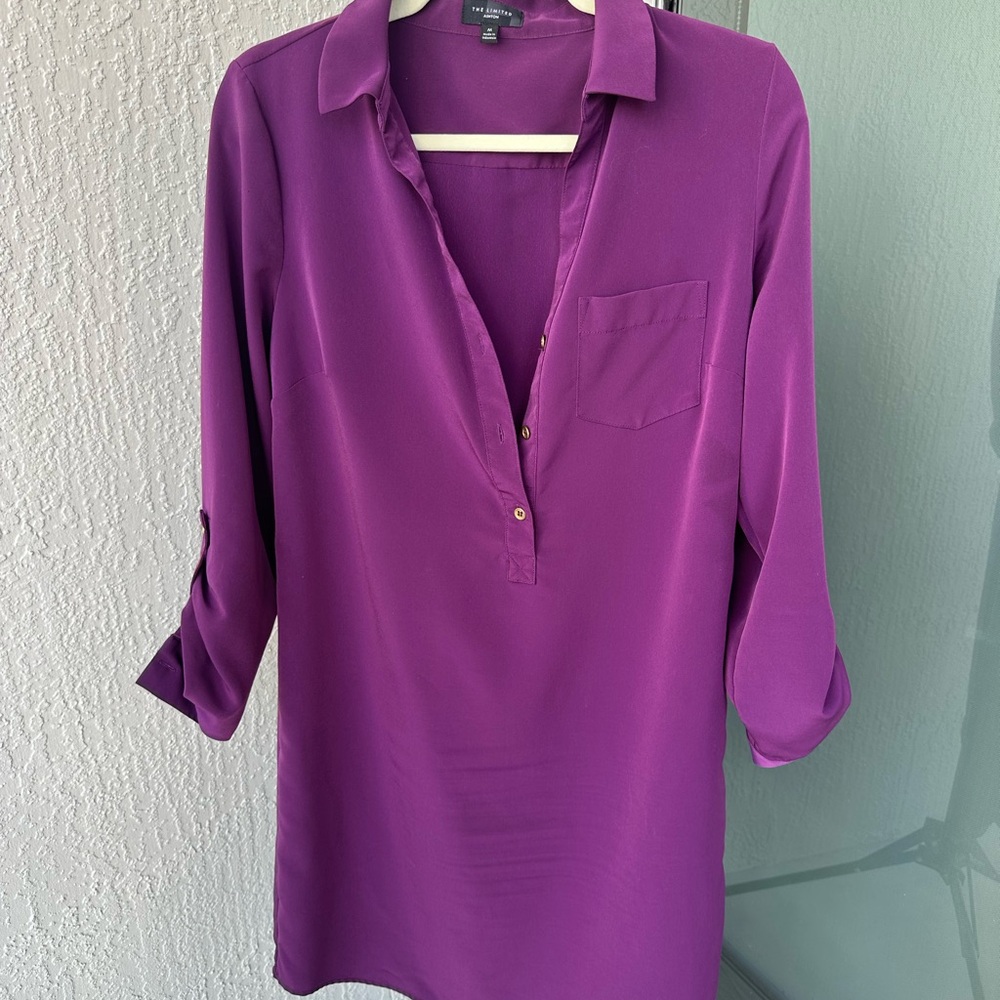 The Limited Purple Mini Dress